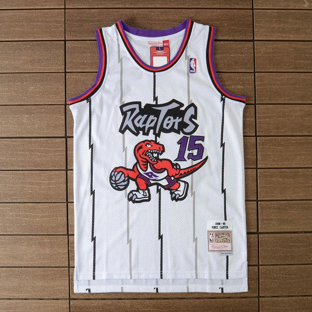 NBA Toronto Raptors #15 White Jersey - Vince Carter